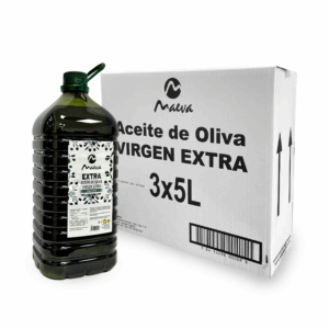 caja-garrafas aceite maeva