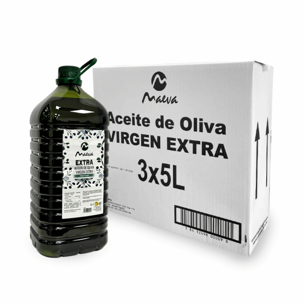 caja-garrafas aceite maeva